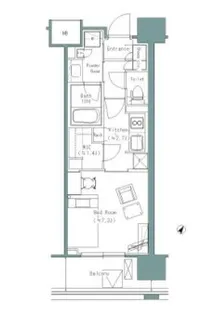パークアクシスうつぼ公園【11階】の間取り