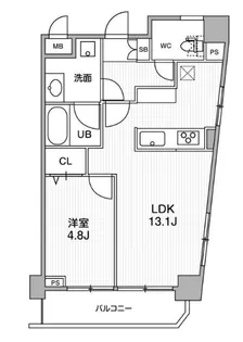 ミリアレジデンス上池袋Ⅱ【3階】の間取り