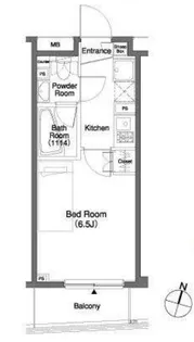 パークキューブ笹塚【5階】の間取り