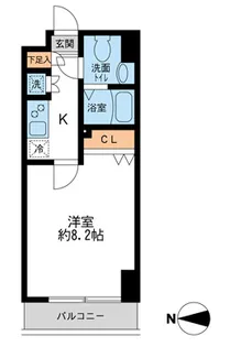 HF錦糸町レジデンス【4階】の間取り
