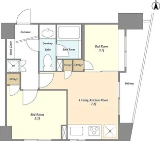 BPRレジデンス代々木【11階】の間取り