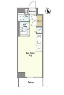 プレミアステージ大崎【2階】の間取り