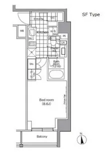 パークハビオ門前仲町【7階】の間取り
