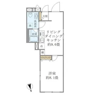 プラティーク世田谷サウス【3階】の間取り