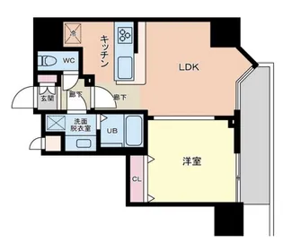 プライマル品川大森海岸【14階】の間取り