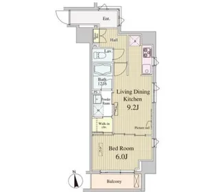 SK−ONE市ヶ谷【2階】の間取り