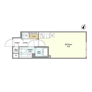 AGRATIO目黒諏訪山【2階】の間取り