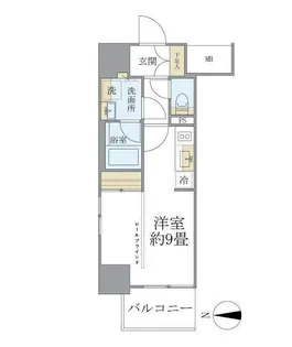 デュオフラッツ葛西【8階】の間取り