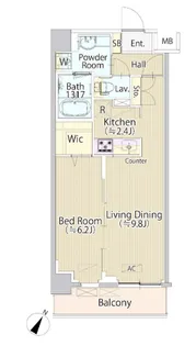 SASAZUKA TODAY【1階】の間取り