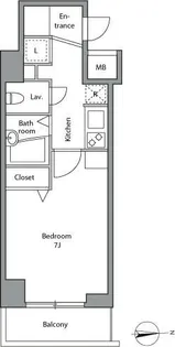 レジディア上落合【3階】の間取り