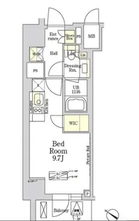 THE CLASS MINAMIAZABU【2階】の間取り