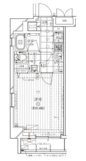 レガリス門前仲町パークサイド【1階】の間取り