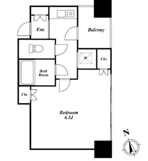 ラング・タワー京橋【3階】の間取り