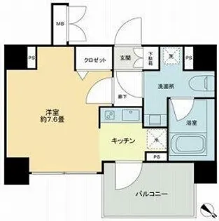 KDA SHINAGAWA OSAKI【5階】の間取り