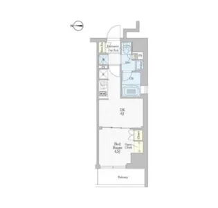 REFRAME 5 Iriya【7階】の間取り