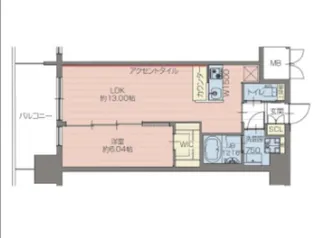 プレジオ梅田【3階】の間取り