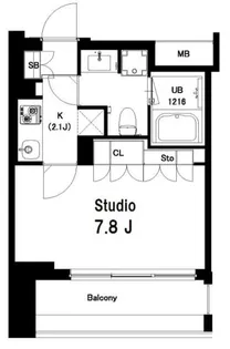 中目黒ウエスト【7階】の間取り