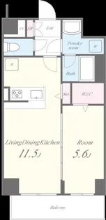 ブランエール戸越【4階】の間取り