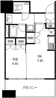 大崎ガーデンレジデンス【7階】の間取り