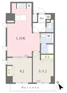 レアルタ【502号室】の間取り