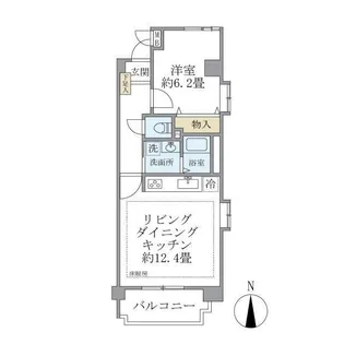 コスモリード葛西【4階】の間取り