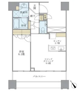 BrilliaTowers目黒サウスレジデンス【10階】の間取り