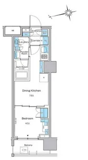 ルフォンプログレ品川戸越【3階】の間取り
