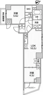 ALTERNA大塚【2階】の間取り