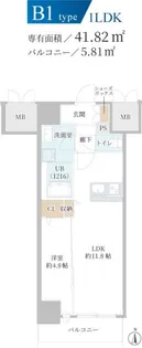 DAIYA STORK 阿波座【5階】の間取り