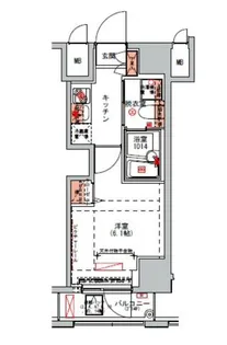 ハーモニーレジデンス山手大塚#002【14階】の間取り