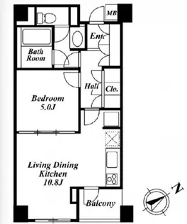 KDXレジデンス高輪【2階】の間取り