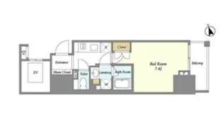 エスタート三田【9階】の間取り