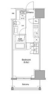 ザ・パークハビオ南大井【13階】の間取り