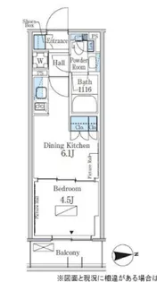 パークアクシス新宿百人町【5階】の間取り
