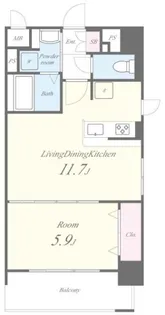 オズ レーベル【3階】の間取り