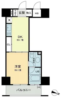 ベルファース本郷弓町【7階】の間取り