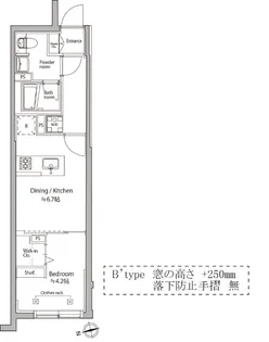 アトリオフラッツ中野【102号室】の間取り