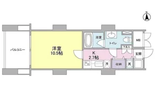 東京都港区港南5丁目【マンション】の間取り