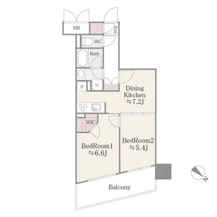 ステラメゾン茗荷谷【12階】の間取り