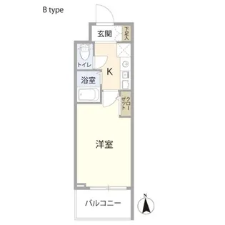 エスリード南森町駅前【502号室】の間取り