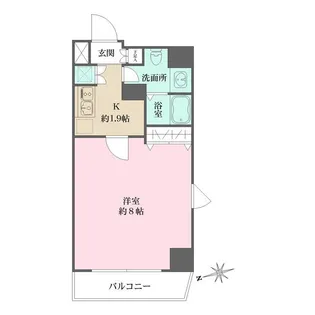 ラヴィーナ北上野【801号室】の間取り