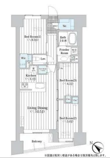 ザ・グランクラッセ日本橋イースト【9階】の間取り