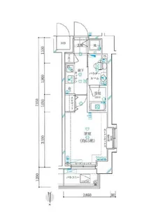 ガリシア浜松町【6階】の間取り