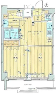 ルーブル森下弐番館【8階】の間取り