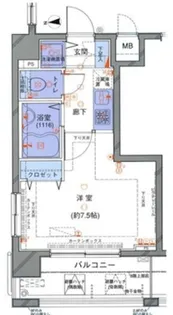 ラグジュアリーアパートメント三田慶大前【5階】の間取り