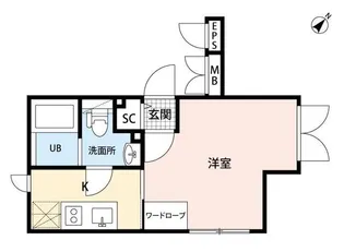 LAPIS大井町Ⅱ【2階】の間取り