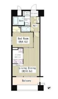 カモメ【10階】の間取り