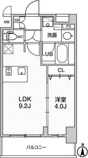 ディームス東陽町Ⅱ【6階】の間取り