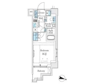 GLACIER大塚【9階】の間取り