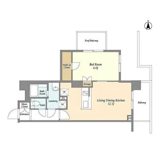 アメニティー自由が丘【4階】の間取り